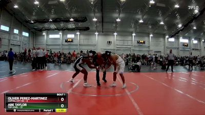 190 lbs Round 1 (6 Team) - Abe Taylor, Top Level vs Oliver Perez-Martinez, Capital City WC