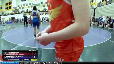 77 lbs Champ. Round 1 - Cj Mcentegart, Contenders Wrestling Academy vs Cameron Schofield, Franklin Wrestling Club