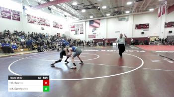 120 lbs Round Of 32 - Dominic Salz, Northwestern vs Kian Gordy, Waterford