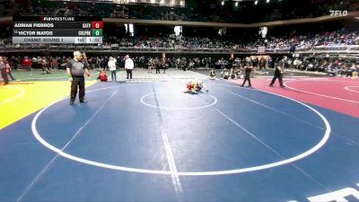 6A 113 lbs Champ. Round 1 - Victor Matos, Conroe Woodlands College Park vs Adrian Fierros, Katy