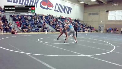 285 lbs Quarterfinal - Liam Eckles, Clackamas Unattached vs Ben Hughes, Unattached