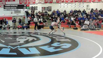 120 lbs Quarterfinal - Darien Haselton, Champlain Valley vs Mason Sheltra, Colchester