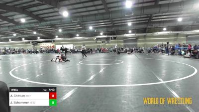 83 lbs Round Of 32 - Ace Chittum, Sebolt Wrestling Academy vs Jaydyn Schommer, Nebraska Boyz