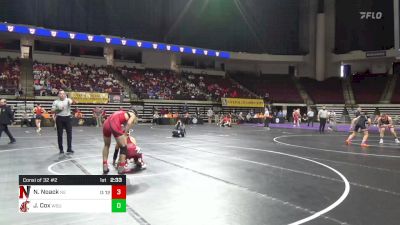 157 lbs Consi Of 32 #2 - Nicholas Noack, Northeastern vs James Cox, Washington State