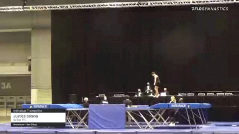 Justice Solano - Individual Trampoline, So Cal TTC - 2021 USA Gymnastics Championships