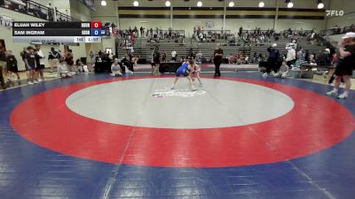 92 lbs 3rd Place - Elijah Wiley, Roundtree Wrestling Academy vs Sam Ingram, Georgia