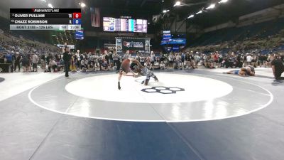 126 lbs Cons. Rd Of 16 - Oliver Pulliam, Texas vs Chazz Robinson, Illinois