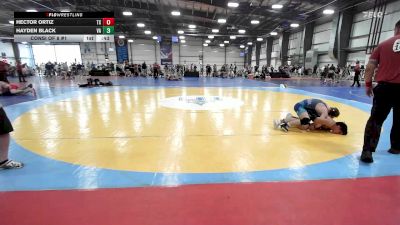 106 lbs Consi Of 8 #1 - Hector Ortiz, TX vs Hayden Black, VA