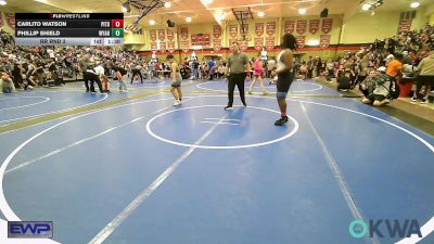 Rr Rnd 3 - Carlito Watson, Pitbull Wrestling Academy vs Phillip Shield, Wyandotte Youth Wrestling