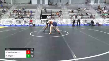 170 lbs Prelims - Bubba Vogelbacher, Keystone Elite vs Matthew Rogers, MF Black