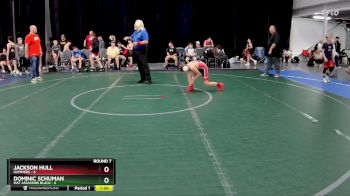 84 lbs Round 7 (8 Team) - Jackson Hull, Hammers vs Dominic Schuman, Mat Assassins Black