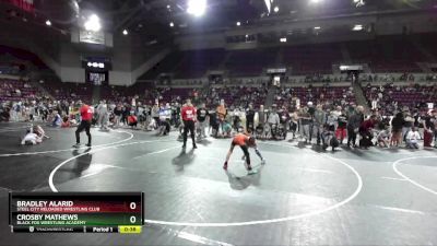 75 lbs Semifinal - Bradley Alarid, Steel City Reloaded Wrestling Club vs Crosby Mathews, Black Fox Wrestling Academy