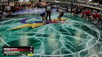 160 lbs Quarterfinals (8 Team) - Waylon Hargrove, LaCrosse Aquinas vs Braden Hatalla, Stillwater