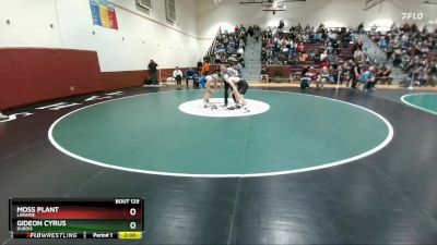 157 lbs Champ. Round 1 - Gideon Cyrus, Dubois vs Moss Plant, Laramie