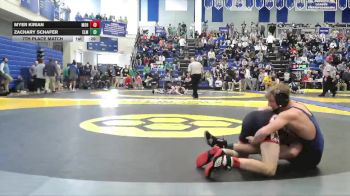 138 lbs 7th Place Match - Myer Kirian, Mohawk vs Zachary Schafer, Elmwood