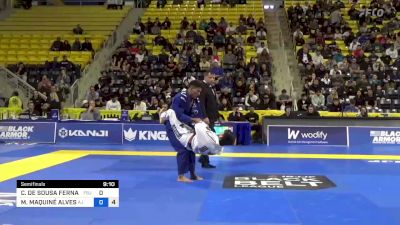 CLEBER DE SOUSA FERNANDES vs MEYRAM MAQUINÉ ALVES 2023 World Jiu-Jitsu IBJJF Championship