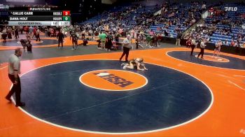 155 lbs Quarterfinal - Callie Carr, Darien (Hinsdale South) vs Dana Holt, Highland Park