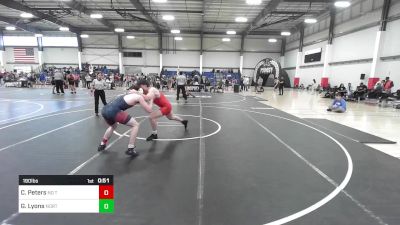 190 lbs Consi Of 8 #2 - Cj Peters, No Team vs Grady Lyons, North Valley RTC