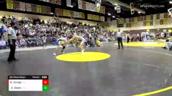 145 lbs 5th Place Match - Cameron Glabb, Costa Mesa vs Noah Zuniga, Trabuco Hills