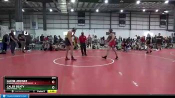 200 lbs Round 5 (6 Team) - Caleb Beaty, RAW POWER vs Jacob Jimenez, SCANLAN WRESTLING ACADEMY