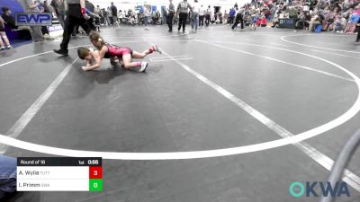 52 lbs Round Of 16 - Arielle Wylie, Tuttle vs Ira Primm, Shelton Wrestling Academy