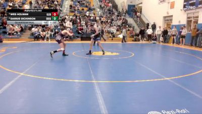 126 lbs Quarterfinal - Wes Holman, Glenrock vs Darius Dickinson, Douglas