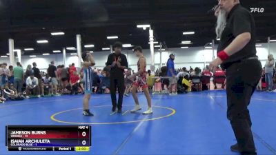 114 lbs Placement Matches (16 Team) - Jameson Burns, Virginia vs Isaiah Archuleta, Colorado Blue