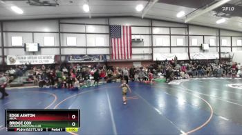 66+ Champ. Round 1 - Edge Ashton, Delta vs Bridge Cox, Cougars Wrestling Club