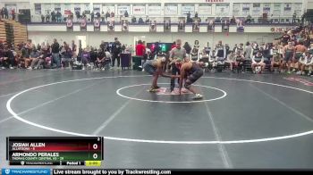 215 lbs Quarters & 1st Wb (16 Team) - Josiah Allen, Allatoona vs Armondo Perales, Thomas County Central HS