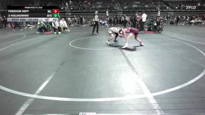 120 lbs Consi Of 4 - Freedom Neff, Williamstown Mighty Braves vs Jj Kolakowski, Ruthless WC