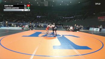 5A Boys 215 lbs Champ. Round 1 - Carson Langford, Dallas Boys vs Aiden Clark, Thurston Boys