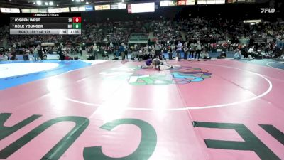 4A 126 lbs Quarterfinal - Joseph West, Snake River vs Kole Younger, Marsh Valley