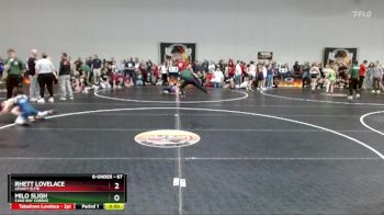 67 lbs Round 1 - Milo Sligh, Cane Bay Cobras vs Rhett Lovelace, Legacy Elite