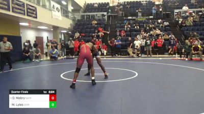 197 lbs Quarterfinal - Denzel Mabry, Sacramento City vs Malachi Lyles, Cerritos