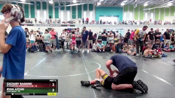 72 lbs Quarterfinal - Zachary Baginski, FL Scorpions Wrestling Club vs Ryan Azzari, Centurion