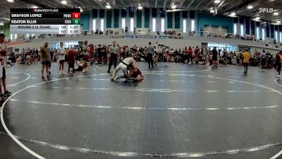 144 lbs Round 2 (4 Team) - Keaton Ellis, VSUS Athletics RTC vs Grayson Lopez, Pasco Wolfpack WC