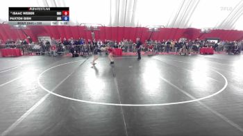 120 lbs Cons. Semi - Isaac Weber, Ringers Wrestling Club vs Paxton Gish, Askren Wrestling Academy
