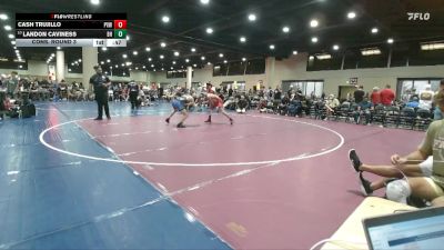 132 lbs Cons. Round 3 - Cash Trujillo, Ponte Vedra Wrestling vs Landon Caviness, Black Hive