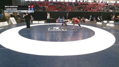 53kg Quarterfinal - Maya Johnston, Dinos WC vs Amber Wiebe, Cattown WC