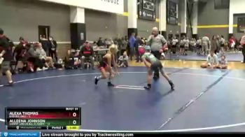 73 lbs Semis & Wb - Alexa Thomas, Badger Girls vs Alleena Johnson, Summit Wrestling Academy