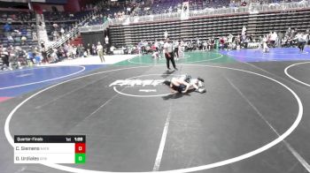 98 lbs Quarterfinal - Colson Siemens, Natrona Colts vs Dominick Urdiales, Gering WC