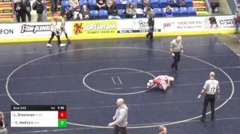 96 lbs Round Of 16 - Lee Dreshman, Canon McMillan vs Cameron Melhorn, New Oxford
