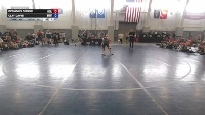 88 lbs Desmond Gibson, Oklahoma Blue vs Clay Davis, Montana