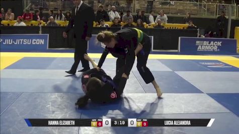 Lucia Alejandra vs Hanna Elizabeth 2025 Pan Jiu Jitsu IBJJF Championship