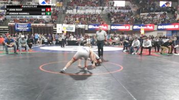 A - 175 lbs Cons. Round 1 - Jordan Harrell, Billings Central/Joliet vs John Root, Bigfork