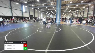 46 lbs Consi Of 8 #2 - Benjamin Valencia, Toppenish USA vs Carson Williams, Punisher Wrestling