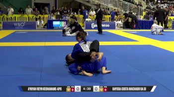 Rayssa Costa Machado Da Si vs A'niyah Reyn Keohaname-Apo 2025 World Jiu-Jitsu IBJJF Championship