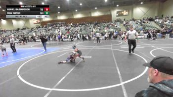 53 lbs 3rd Place - Adriel Rasmussen, The Rock Of Redmond vs Finn Ritter, Fallon Outlaws WC