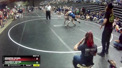 138 lbs Round 4 (6 Team) - Jennifer McNeil, Team Texas Blue vs Maverick Weyer, Kansas Aqua Lizard