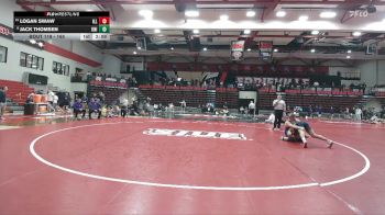 165 lbs Cons. Round 2 - Logan Swaw, Illinois vs Jack Thomsen, Northern Iowa